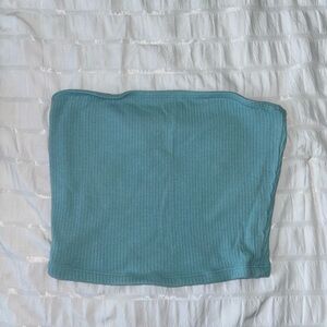 Blue Hollister tube top size small.